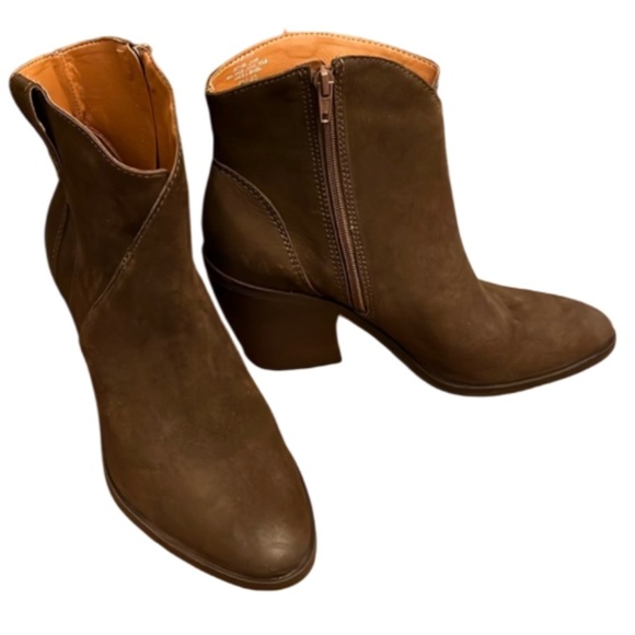LUCKY BRAND Loxona Brown Leather Boot - 9 - Picture 1 of 8